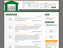 Tablet Screenshot of kamaimmobiliare.it